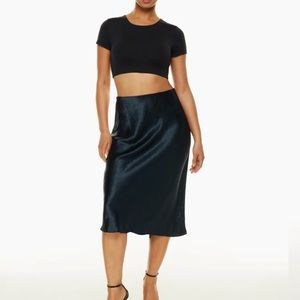 Aritzia babaton midi slip skirt